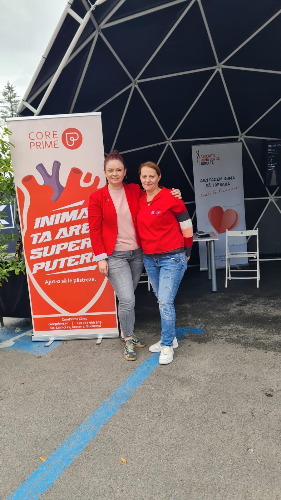 Grijă pentru inimă la Festivalul de BINE – CorePrime Clinic & Asociația Inima Lor ca Inima Ta
